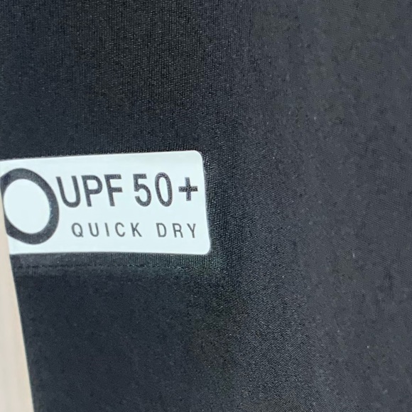 UPF 50 City Sea Ombre 2-pc swimsuit Rashguard top • Aqua athletic bra - Picture 12 of 16